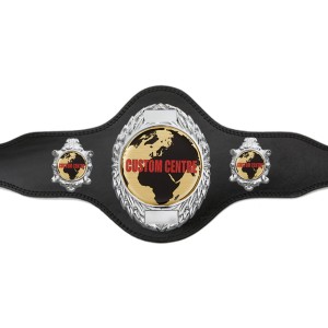 SILVER LEAF CUSTOM CHAMPIONSHIP BELT  ***BEST SELLER***